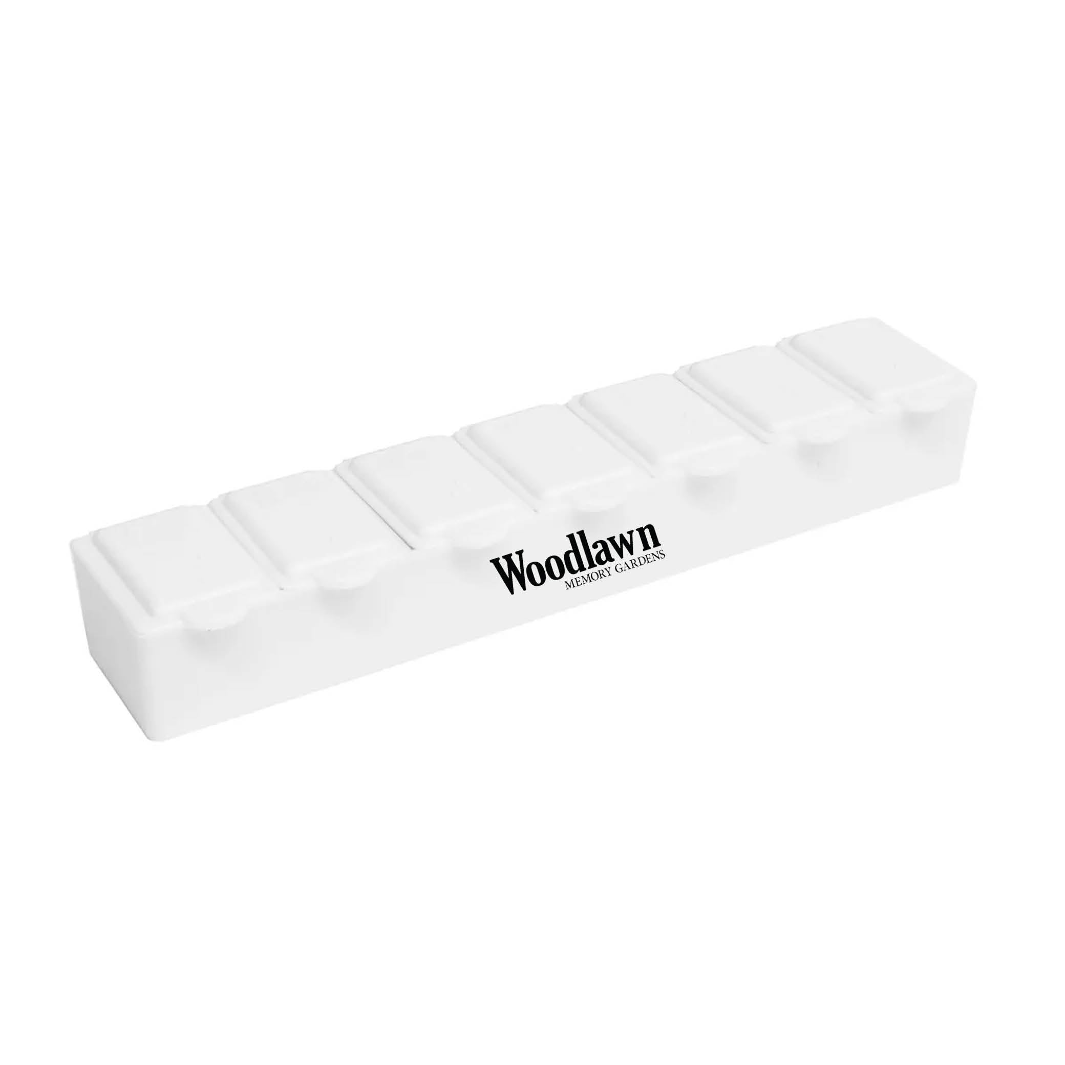 7 Day Pill Box White