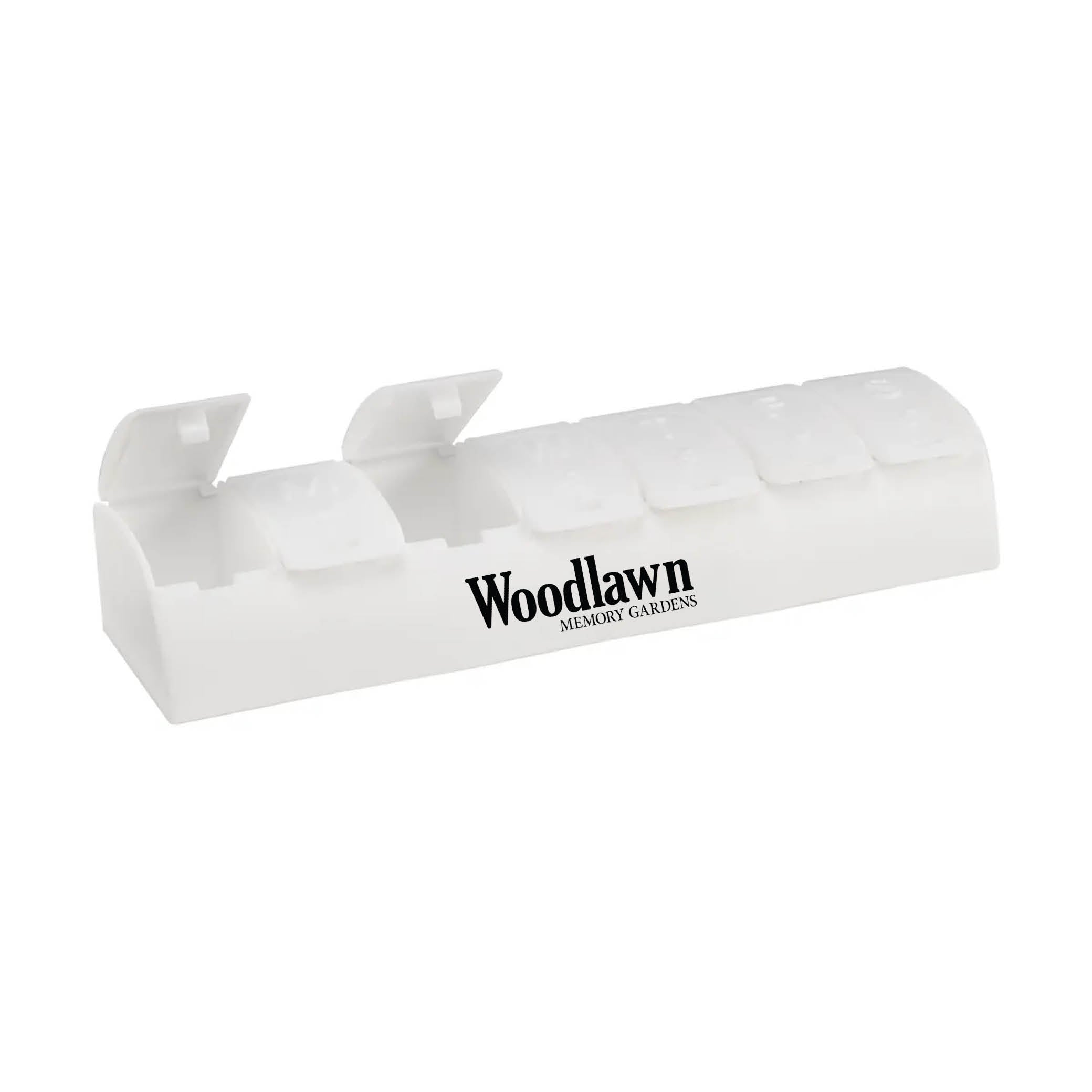QuickCare 7-Day Med Minder Pill Box White