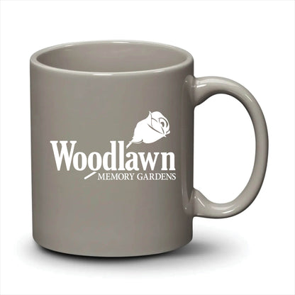 Malibu Mug Light Grey White Logo