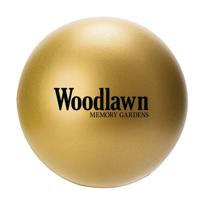 Round Stress Ball Gold