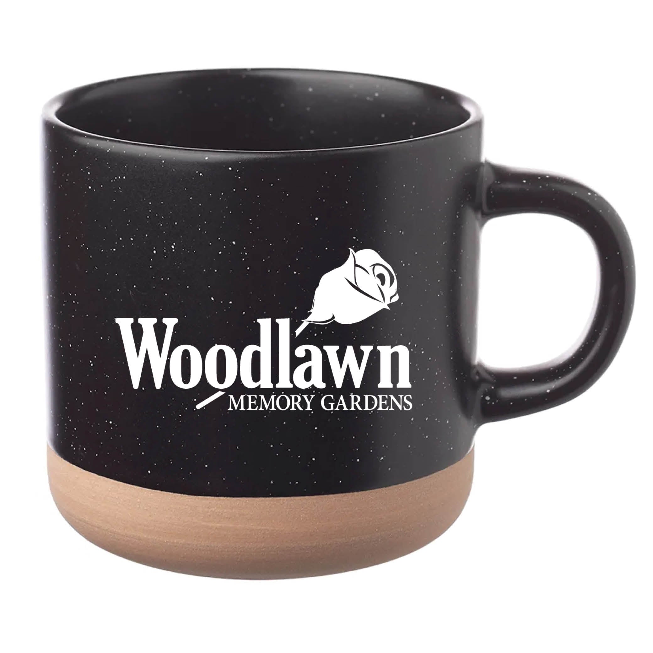 Cosmic Speckled Clay Coffee Mug 11 oz Black
