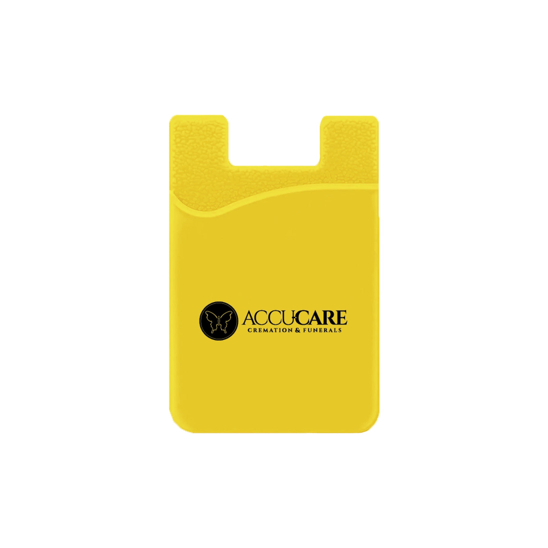 Silicone Wallet Case MOQ 50 PCS Yellow
