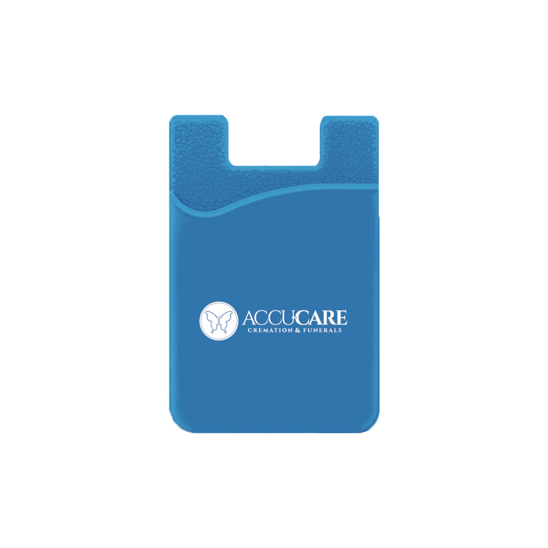 Silicone Wallet Case MOQ 50 PCS Blue