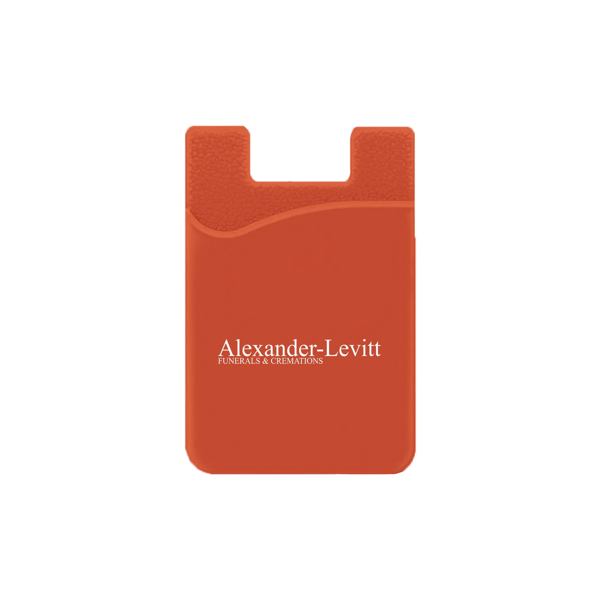Silicone Wallet Case MOQ 50 PCS Orange