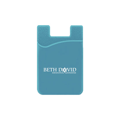 Silicone Wallet Case MOQ 50 PCS Light Blue