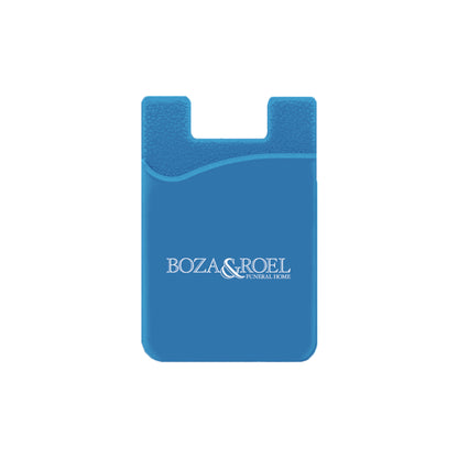 Silicone Wallet Case MOQ 50 PCS Blue