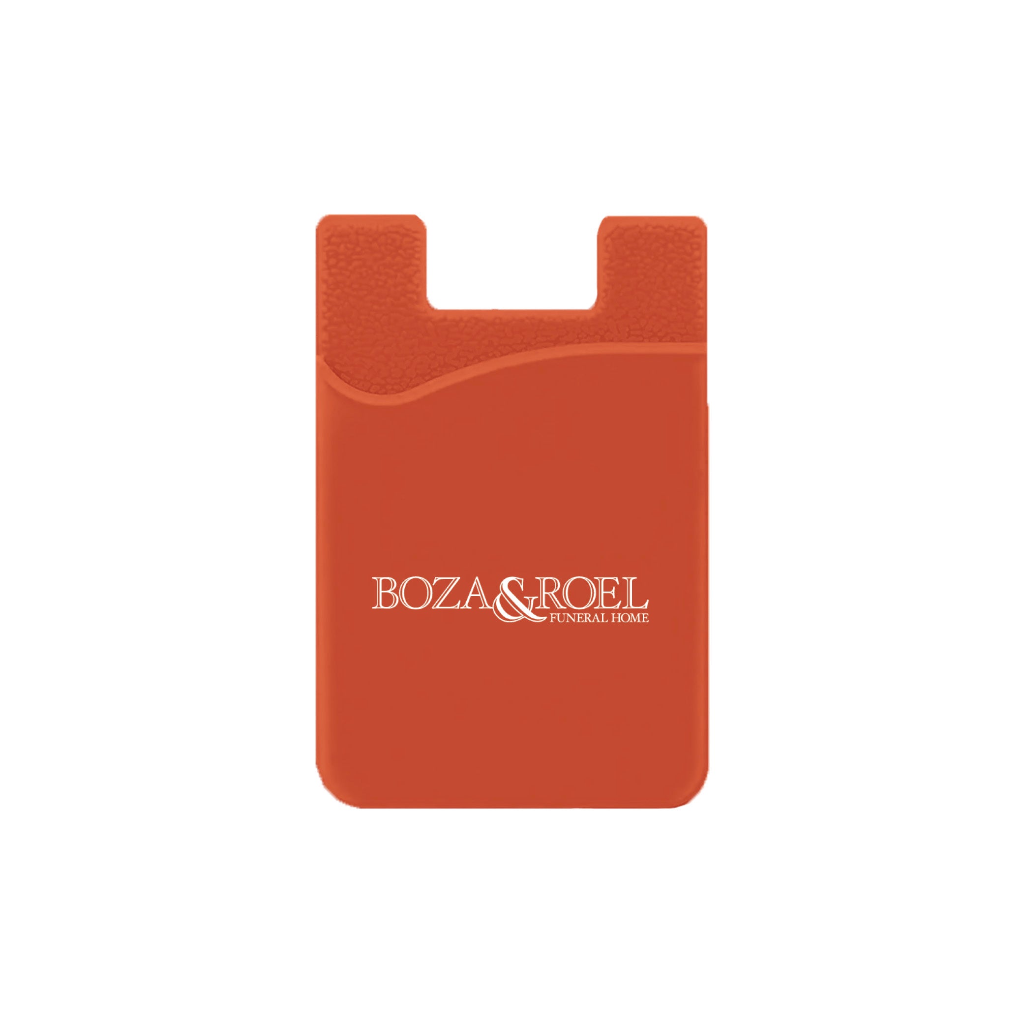 Silicone Wallet Case MOQ 50 PCS Orange
