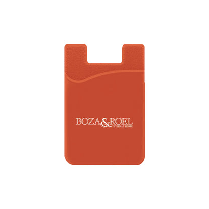 Silicone Wallet Case MOQ 50 PCS Orange