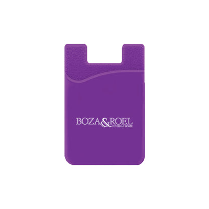 Silicone Wallet Case MOQ 50 PCS Purple