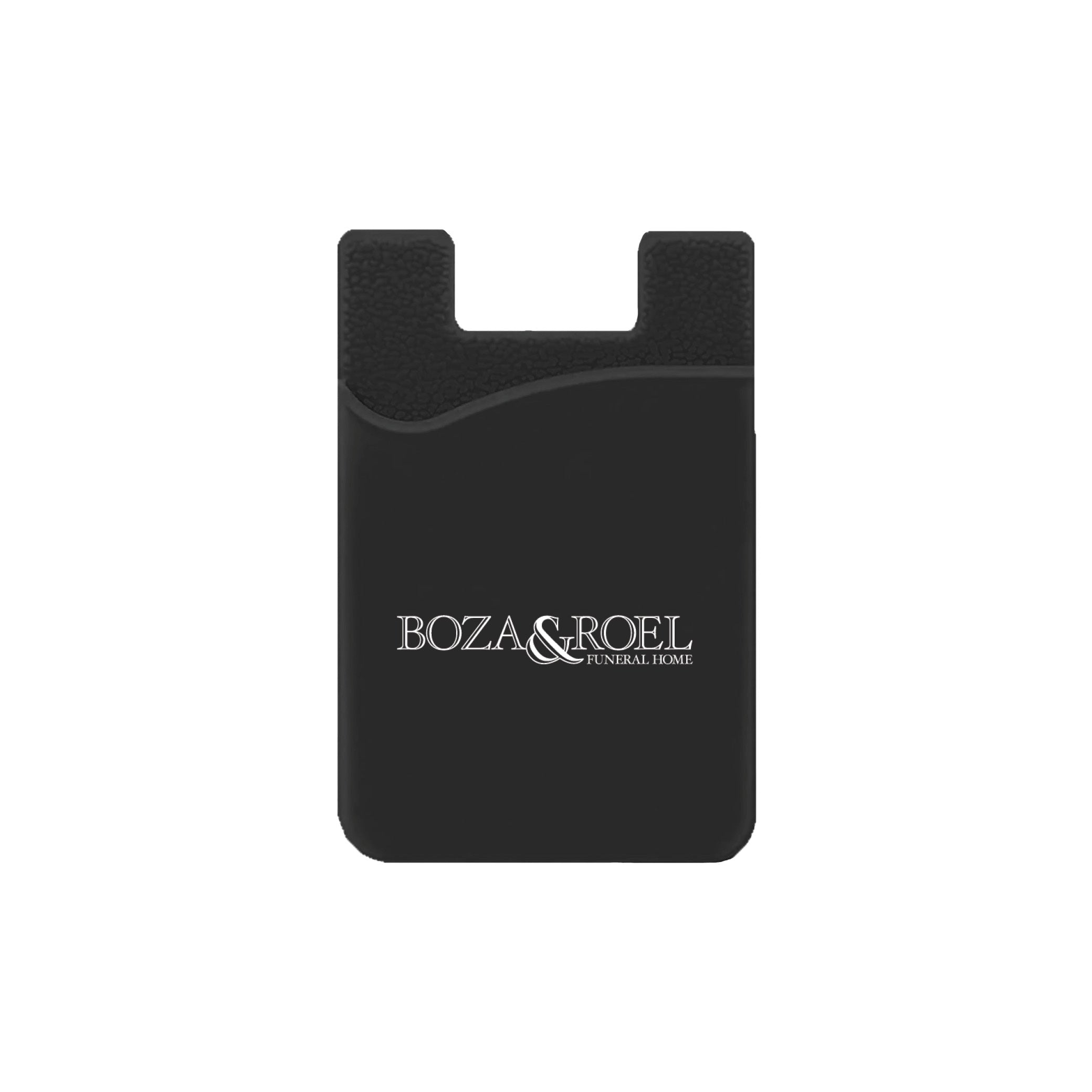 Silicone Wallet Case MOQ 50 PCS Black