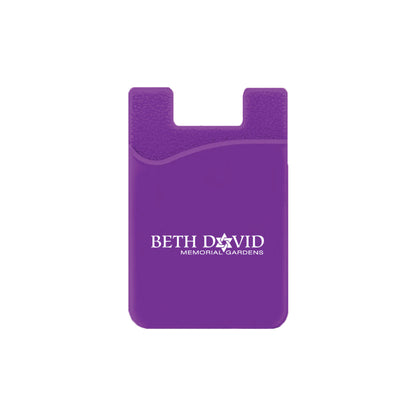 Silicone Wallet Case MOQ 50 PCS Purple