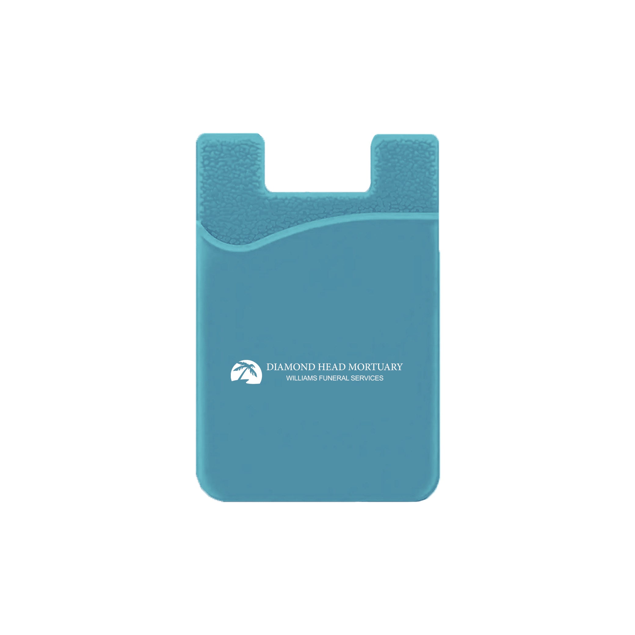 Silicone Wallet Case MOQ 50 PCS Light Blue