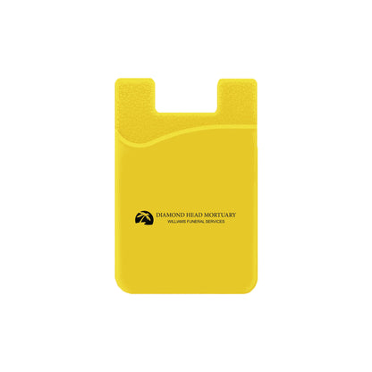 Silicone Wallet Case MOQ 50 PCS Yellow