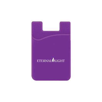 Silicone Wallet Case MOQ 50 PCS Purple