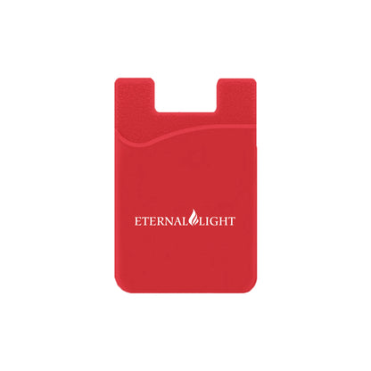 Silicone Wallet Case MOQ 50 PCS Red