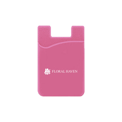 Silicone Wallet Case MOQ 50 PCS Pink