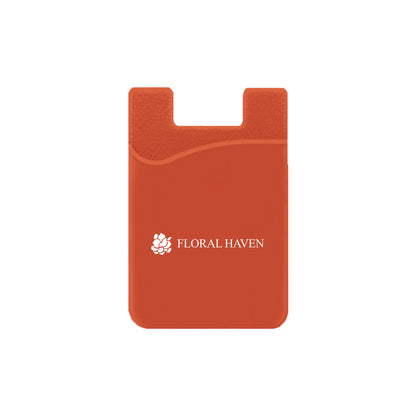 Silicone Wallet Case MOQ 50 PCS Orange