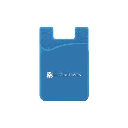 Silicone Wallet Case MOQ 50 PCS Blue