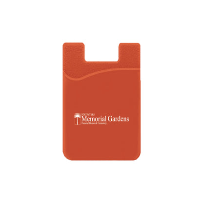 Silicone Wallet Case MOQ 50 PCS Orange