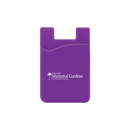 Silicone Wallet Case MOQ 50 PCS Purple