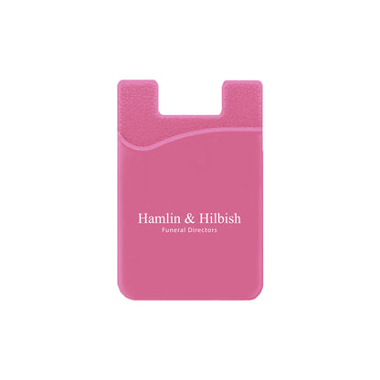 Silicone Wallet Case MOQ 50 PCS Pink