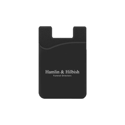 Silicone Wallet Case MOQ 50 PCS Black