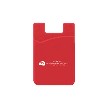 Silicone Wallet Case MOQ 50 PCS Red