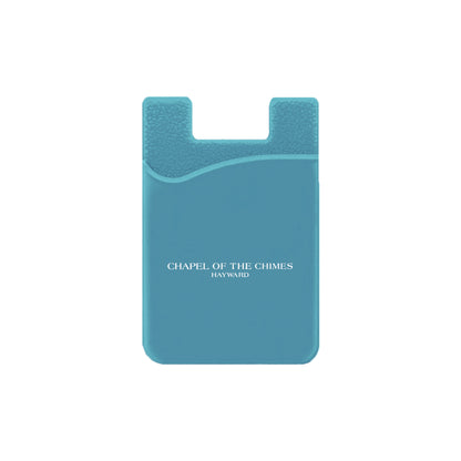 Silicone Wallet Case MOQ 50 PCS Light Blue