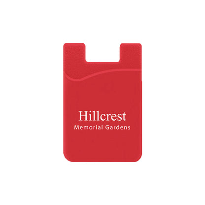Silicone Wallet Case MOQ 50 PCS Red