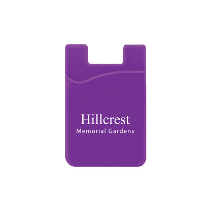 Silicone Wallet Case MOQ 50 PCS Purple