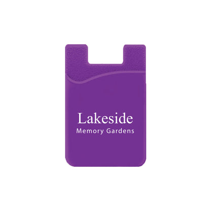 Silicone Wallet Case MOQ 50 PCS Purple