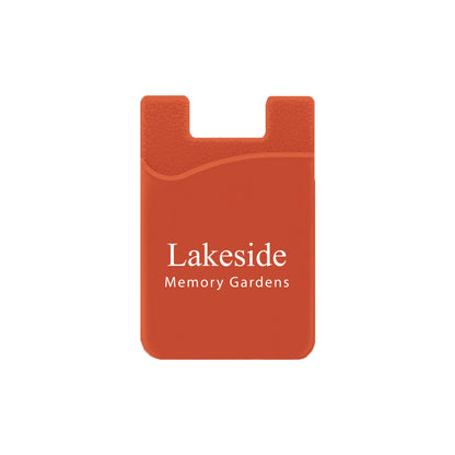 Silicone Wallet Case MOQ 50 PCS Orange