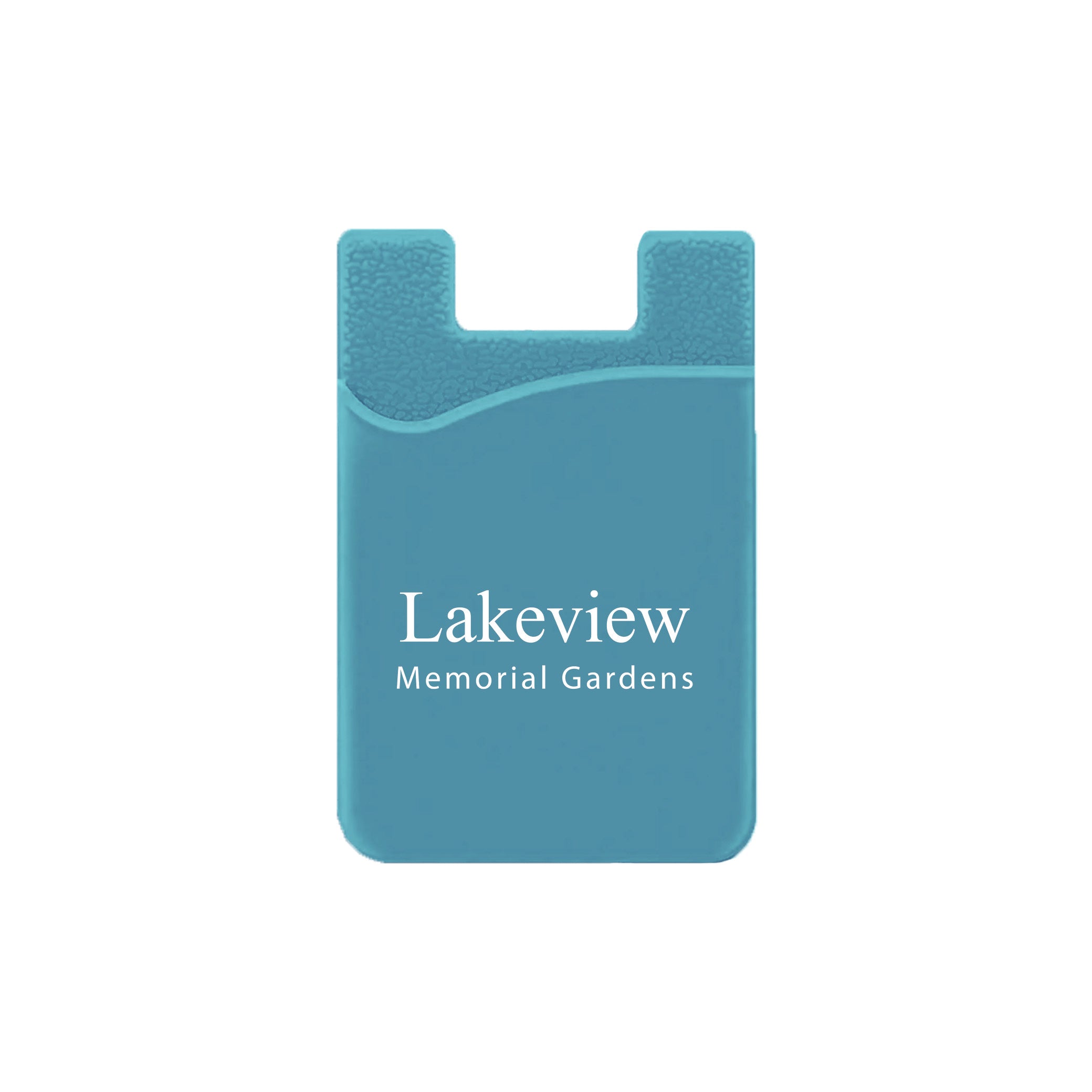 Silicone Wallet Case MOQ 50 PCS Light Blue
