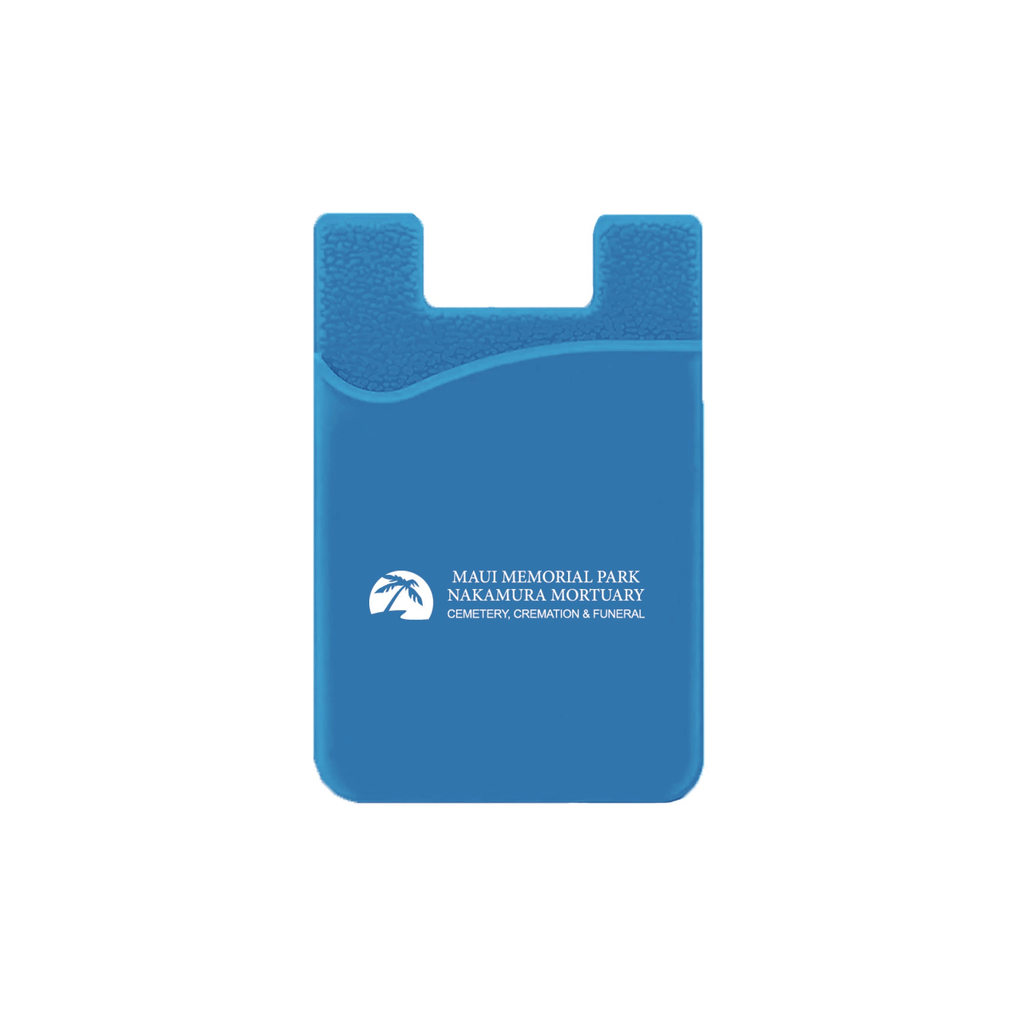 Silicone Wallet Case MOQ 50 PCS Blue