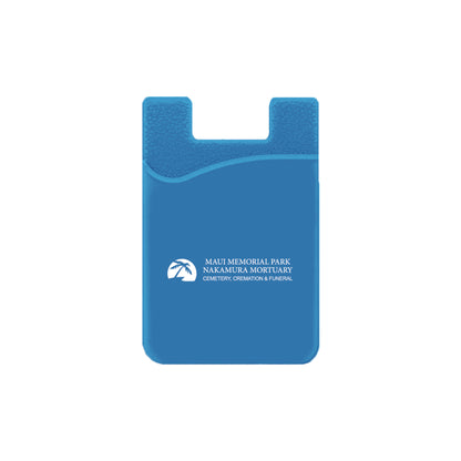 Silicone Wallet Case MOQ 50 PCS Blue