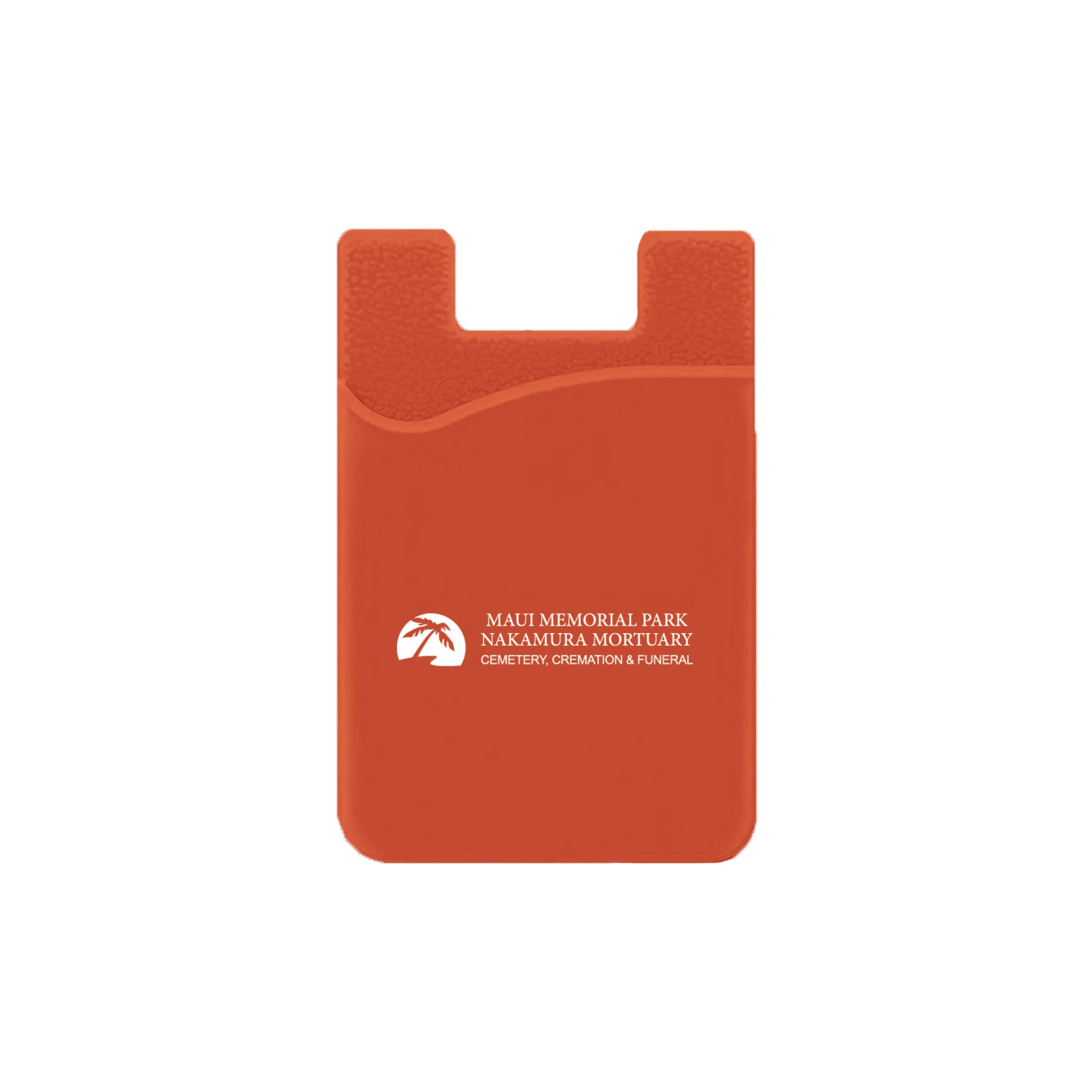 Silicone Wallet Case MOQ 50 PCS Orange