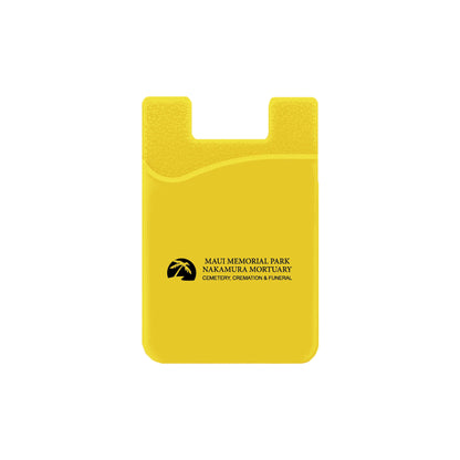 Silicone Wallet Case MOQ 50 PCS Yellow