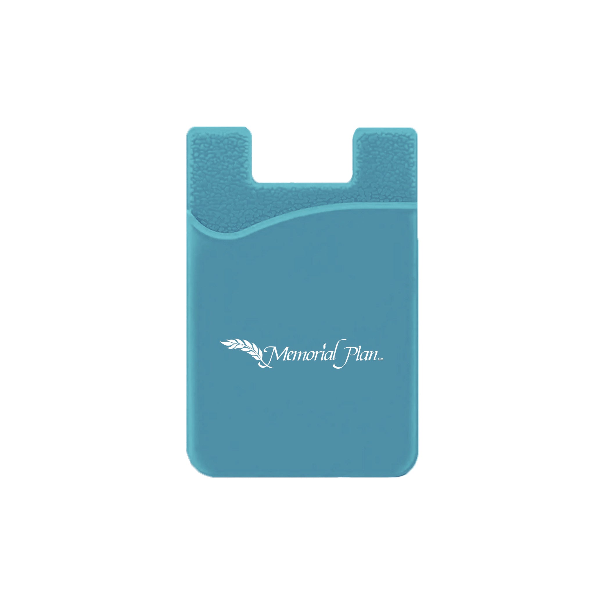 Silicone Wallet Case MOQ 50 PCS Light Blue