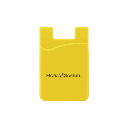 Silicone Wallet Case MOQ 50 PCS Yellow