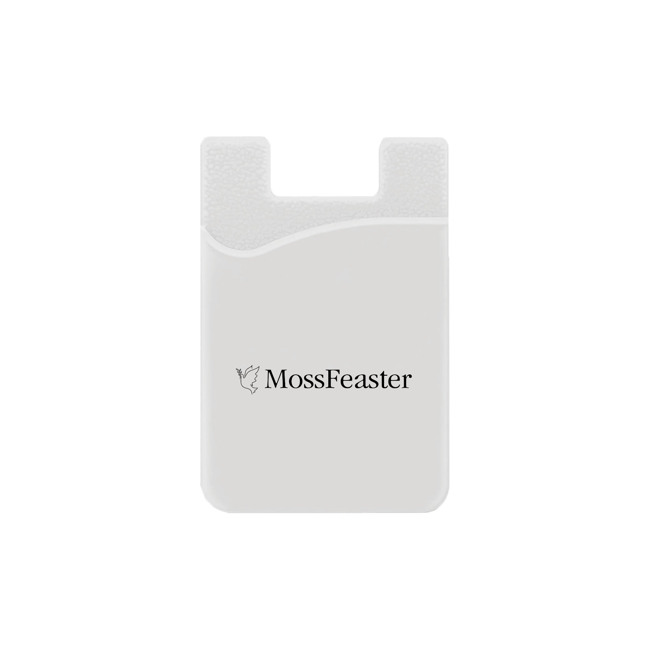 Silicone Wallet Case MOQ 50 PCS White