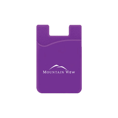 Silicone Wallet Case MOQ 50 PCS Purple