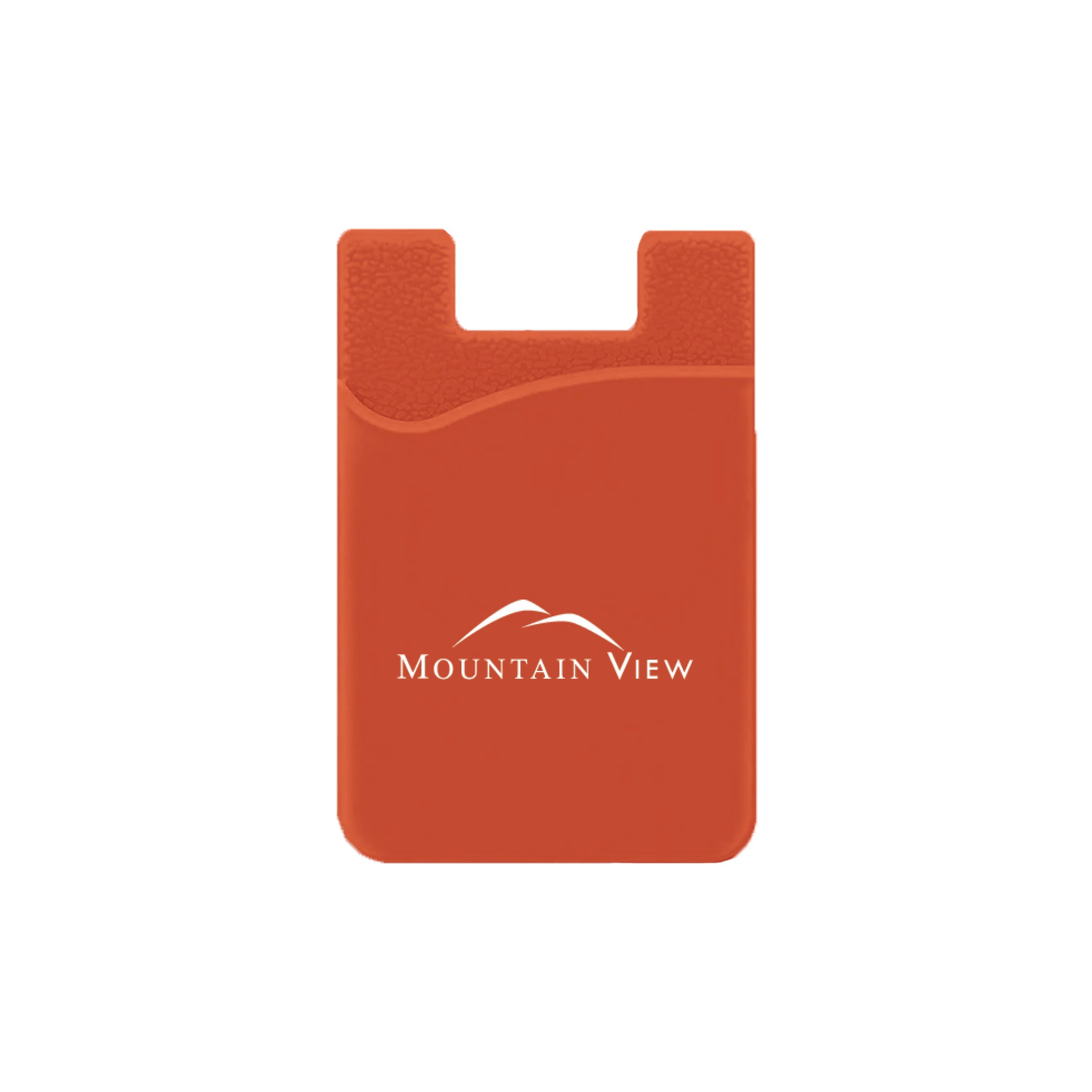 Silicone Wallet Case MOQ 50 PCS Orange