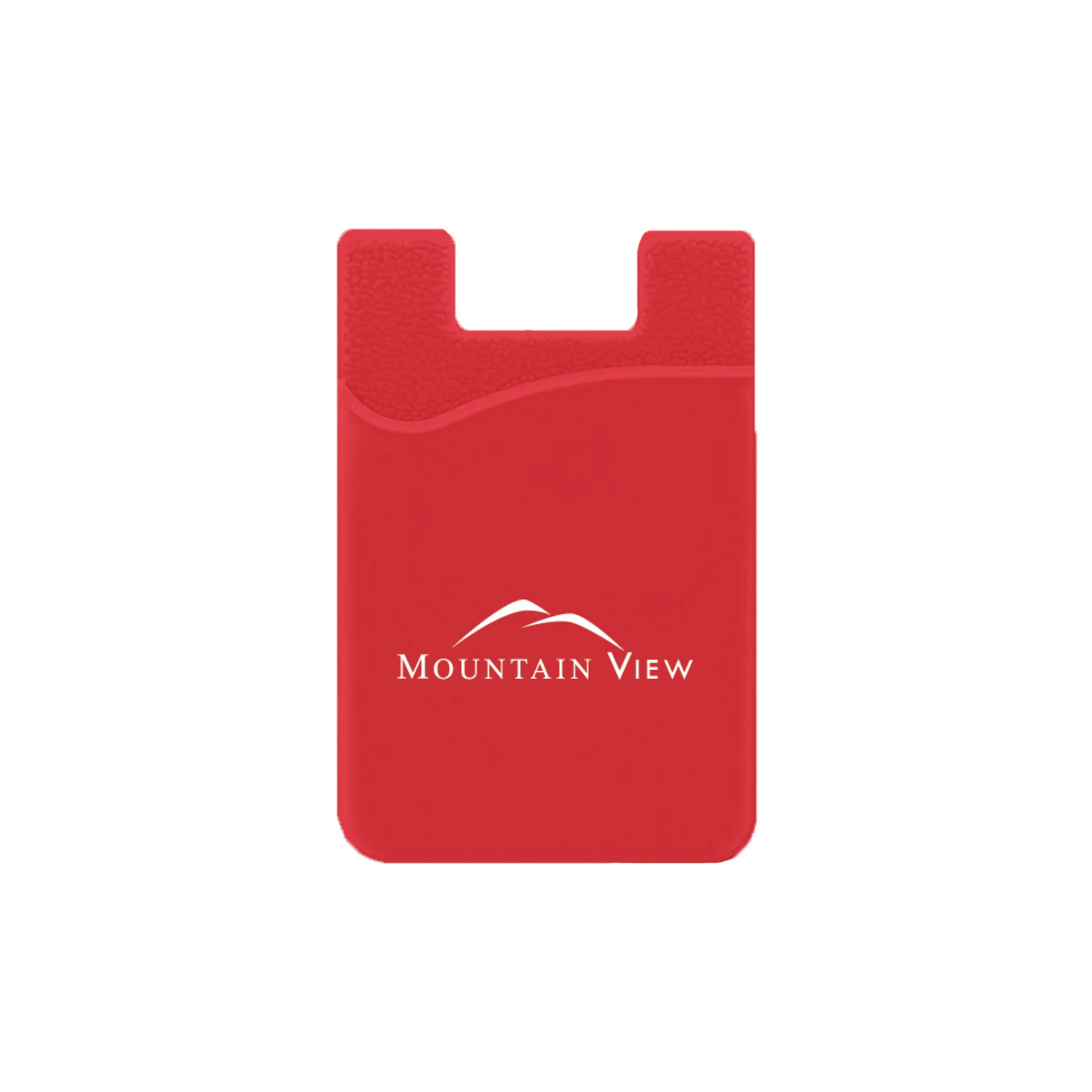 Silicone Wallet Case MOQ 50 PCS Red