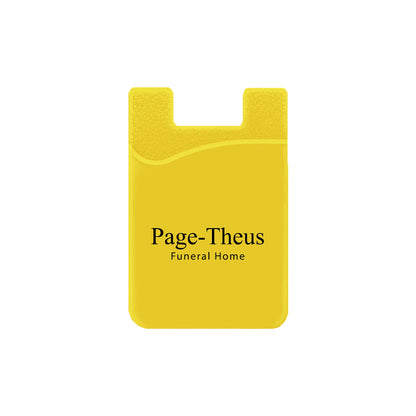 Silicone Wallet Case MOQ 50 PCS Yellow
