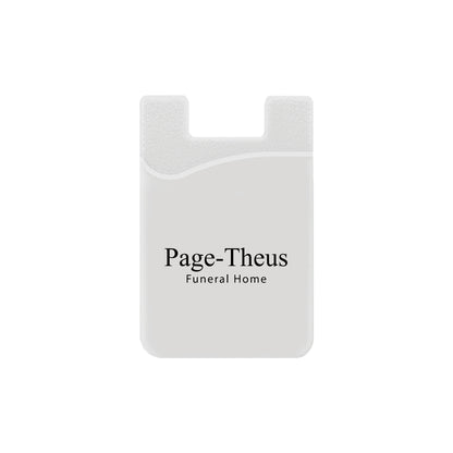 Silicone Wallet Case MOQ 50 PCS White