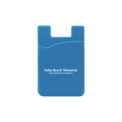 Silicone Wallet Case MOQ 50 PCS Blue