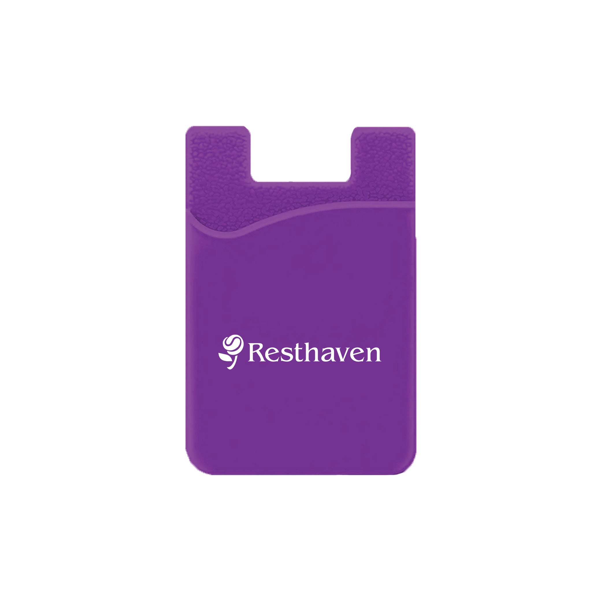 Silicone Wallet Case MOQ 50 PCS Purple
