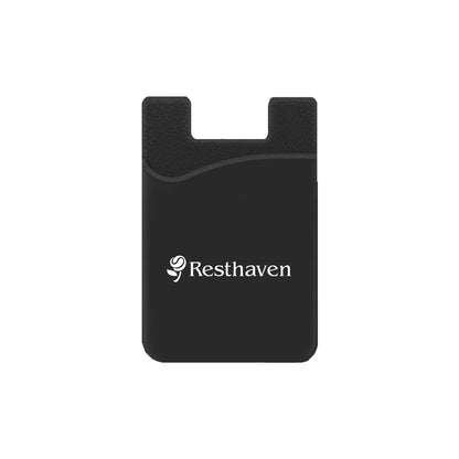 Silicone Wallet Case MOQ 50 PCS Black