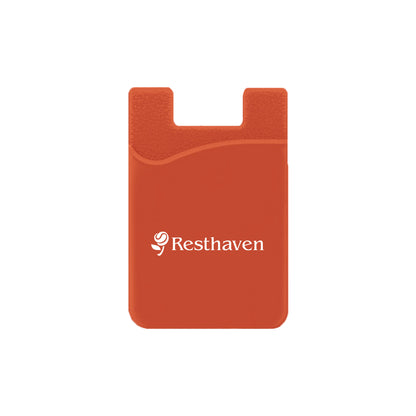 Silicone Wallet Case MOQ 50 PCS Orange
