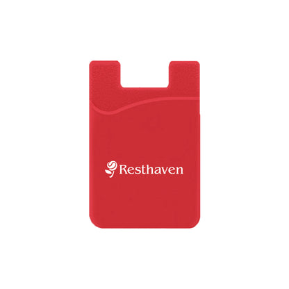 Silicone Wallet Case MOQ 50 PCS Red